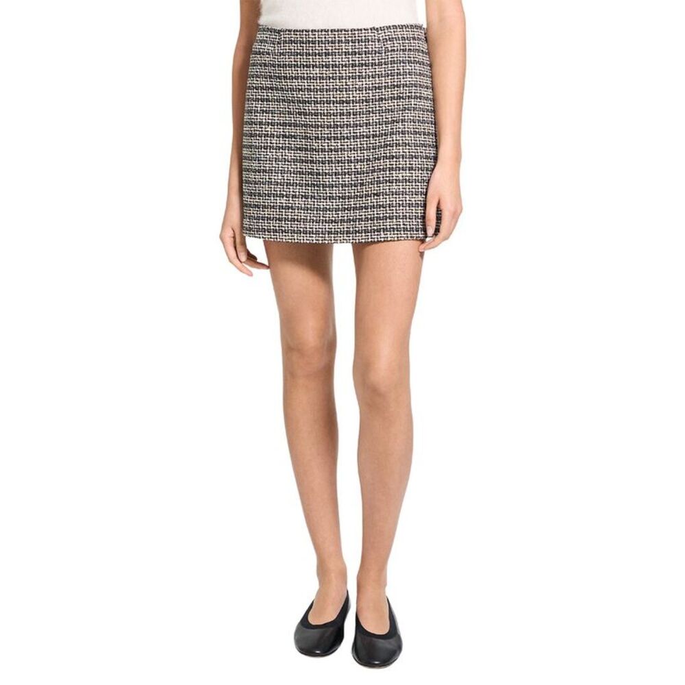 Theory Womens  Western Pocket Mini Skirt